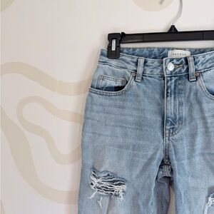 PacSun Light Wash Ripped Boyfriend Jeans
